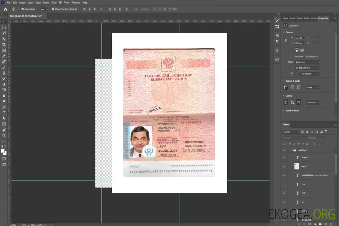 Passeport russe 2022-presnet template Passeport russe 2022-presnet template